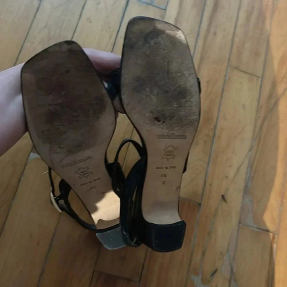 Amalfi leather minimalist sandals - Picture 4 of 5